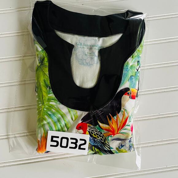 Soft Surroundings Size S Tropical Jungle Knit tunic - Picture 12 of 12